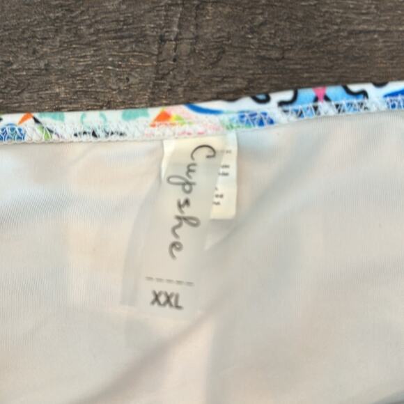 Cupshe XL/XXL Floral Paisley Print Cutout Bikini Set - Picture 9 of 11